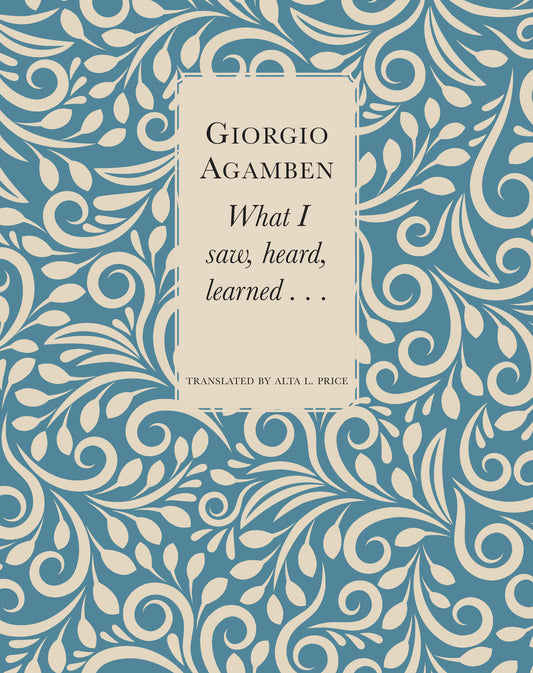 What I saw, heard, learned . . .