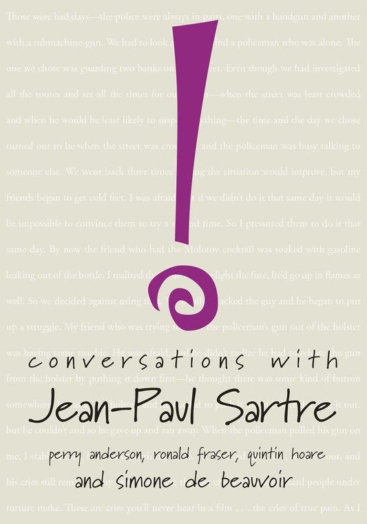 Conversations with Jean-Paul Sartre by Jean-Paul Sartre | Seagull Books